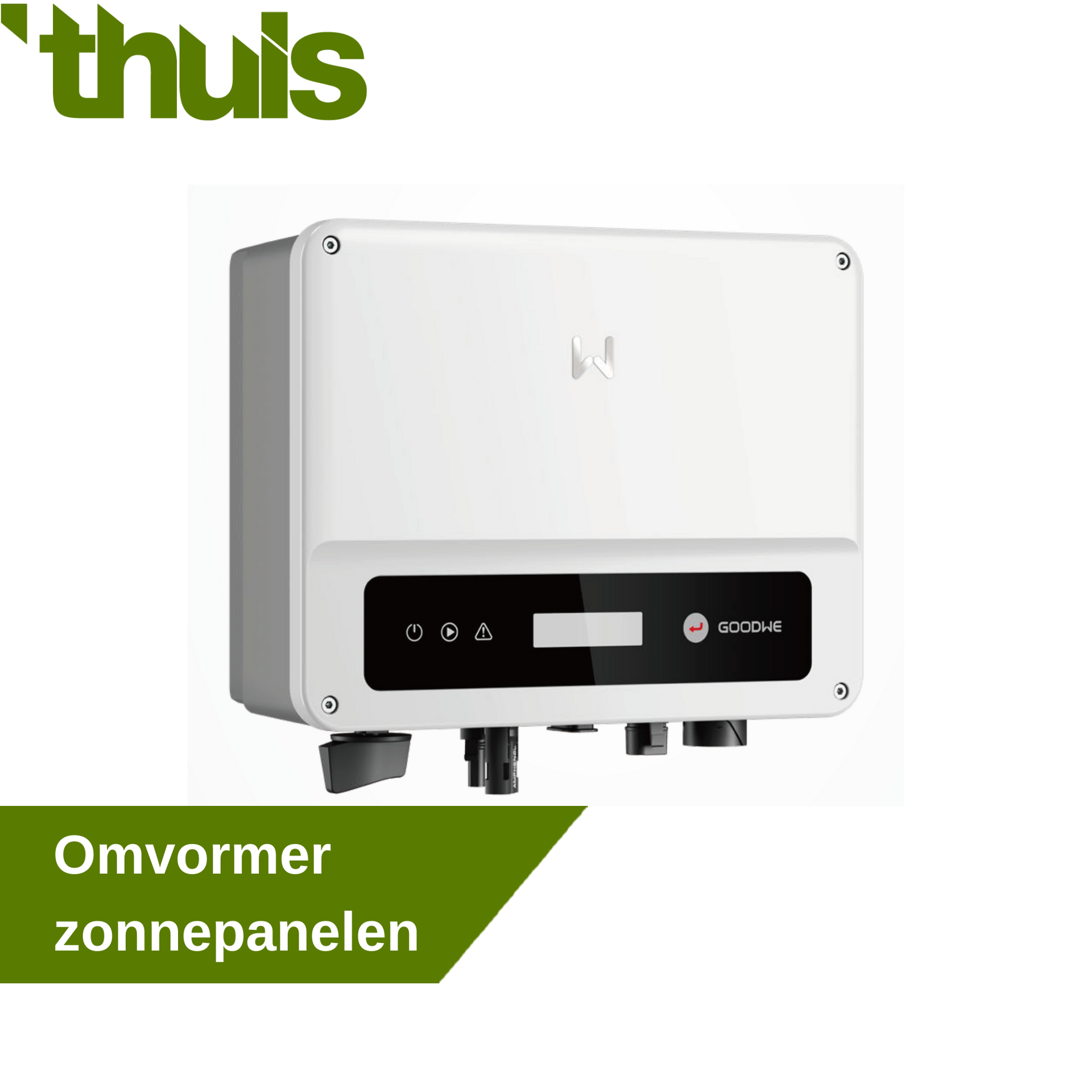 omvormer zonnepanelen