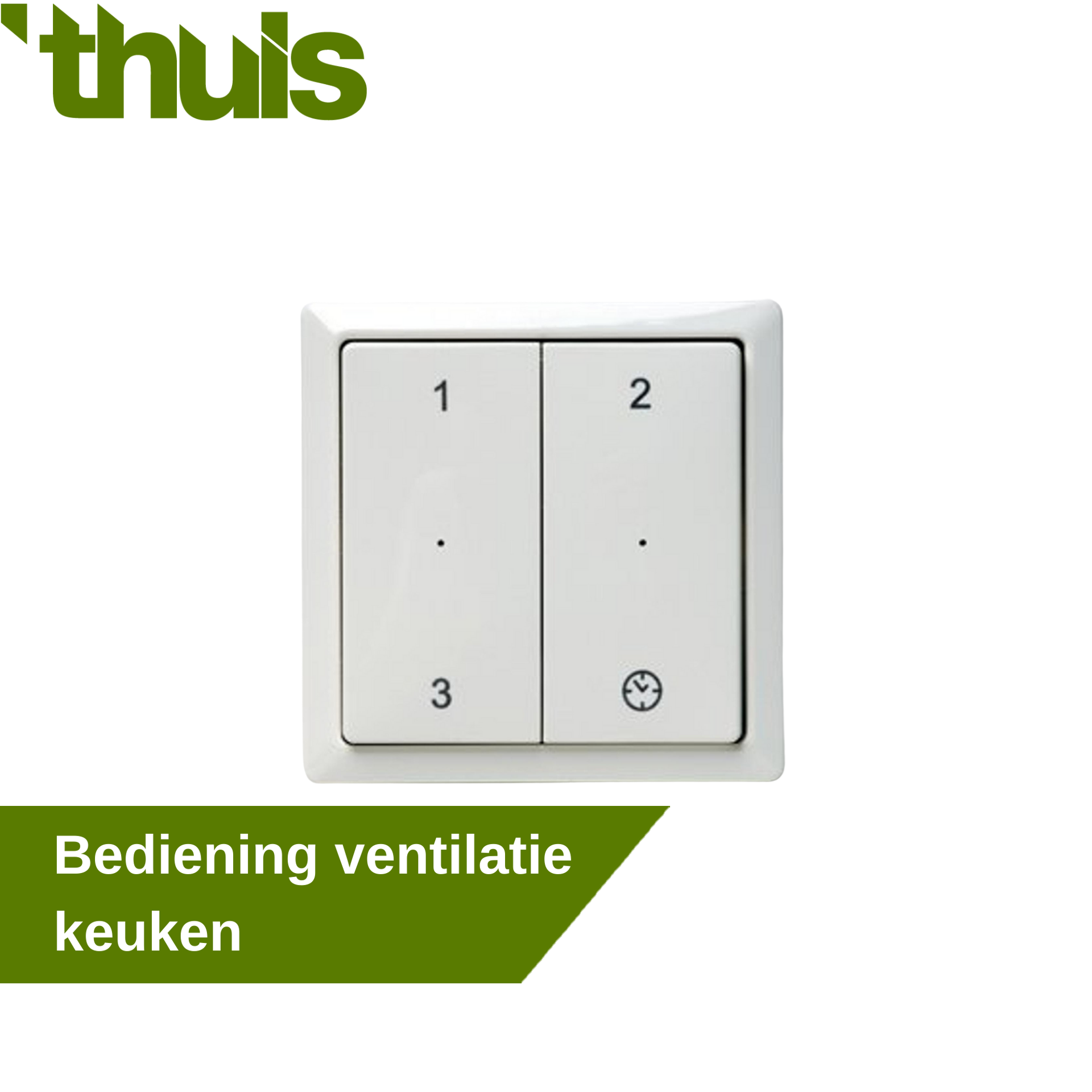 bediening ventilatie keuken