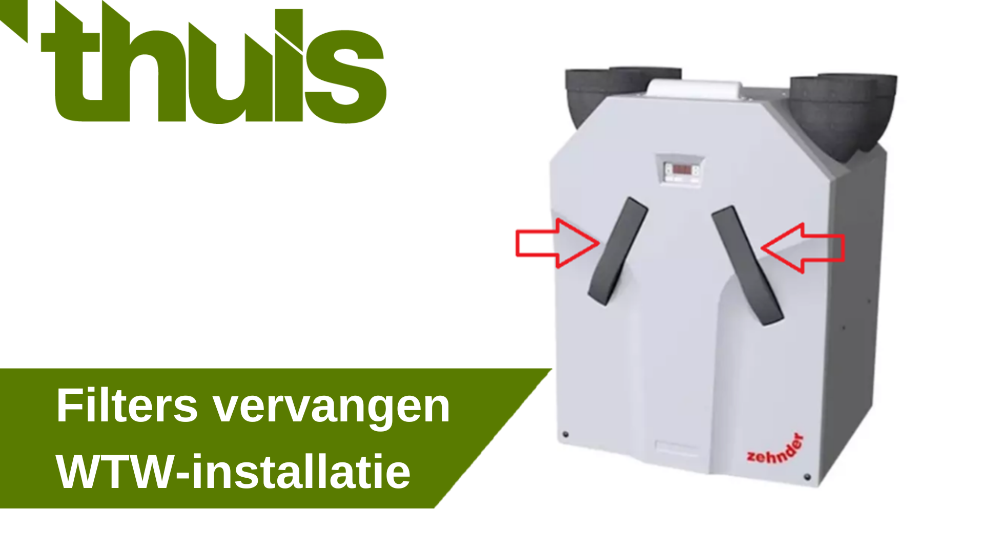 filters vervangen wtw-installatie