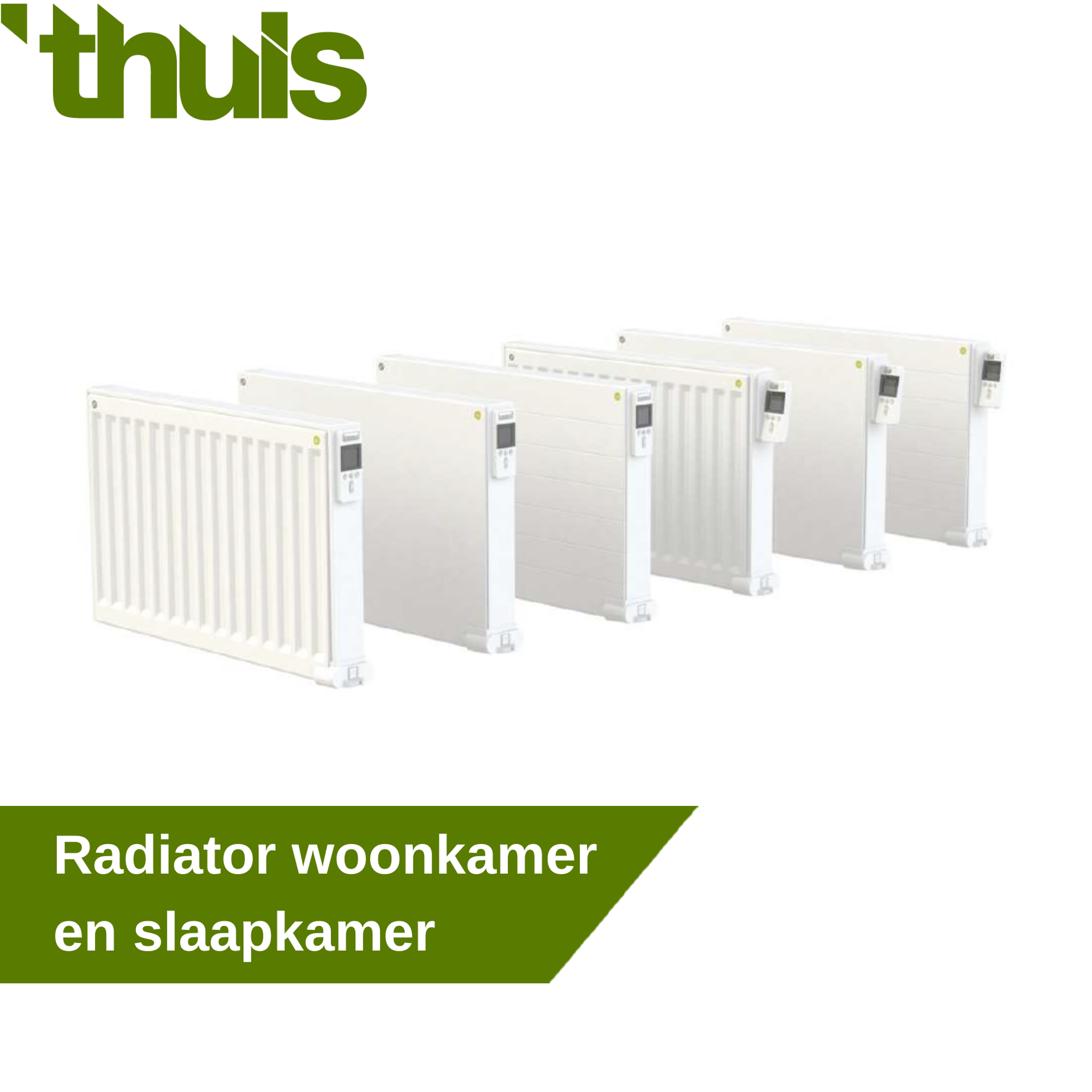 radiator woonkamer en slaapkamer