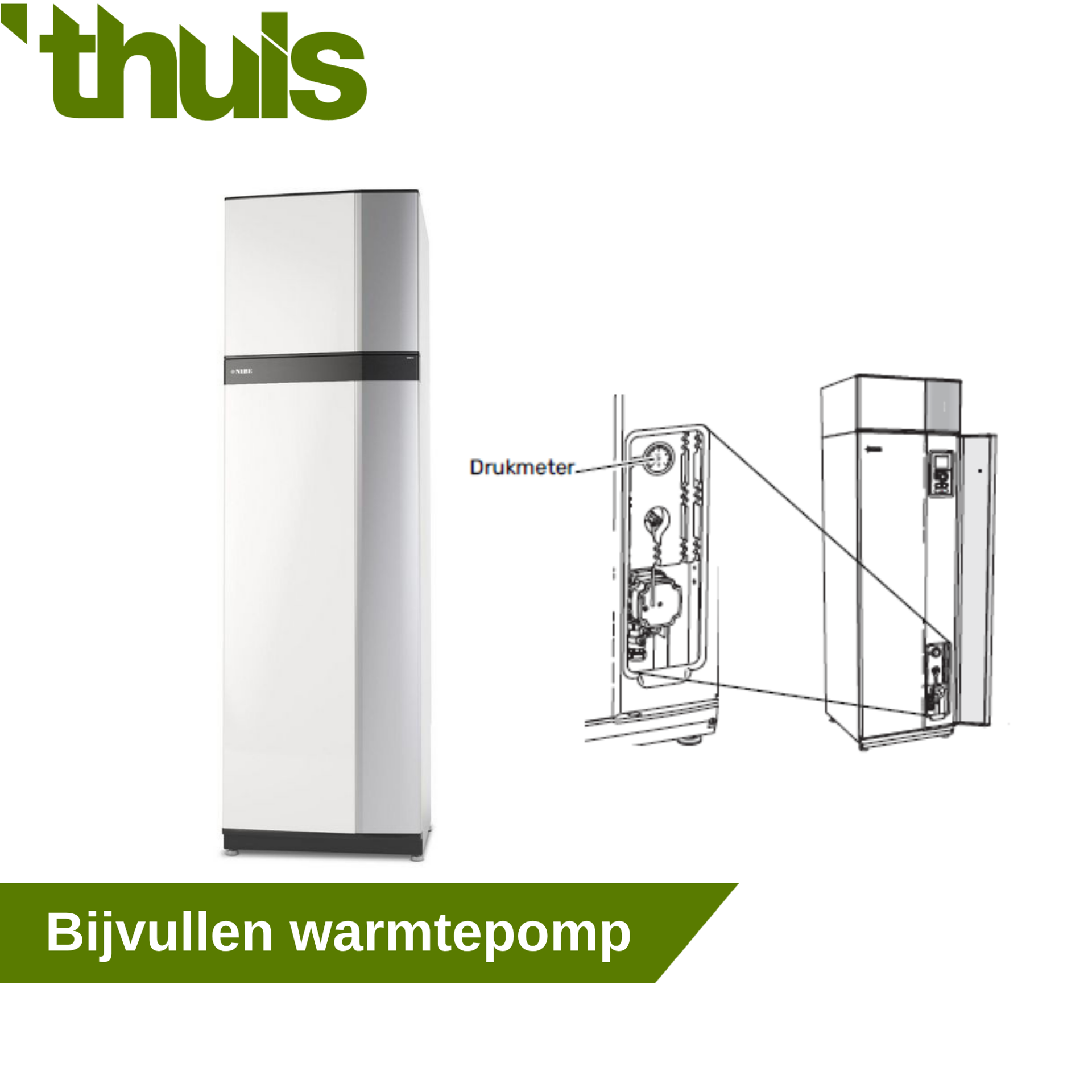 Bijvullen warmtepomp